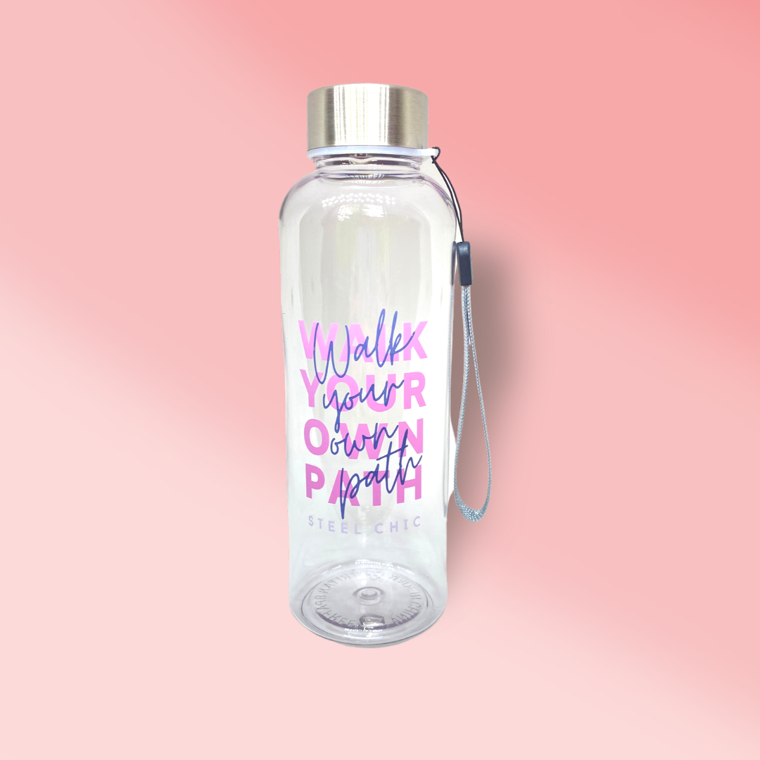 Reusable Water Bottle-Walk Your Own Path – Steel Chic Shoes