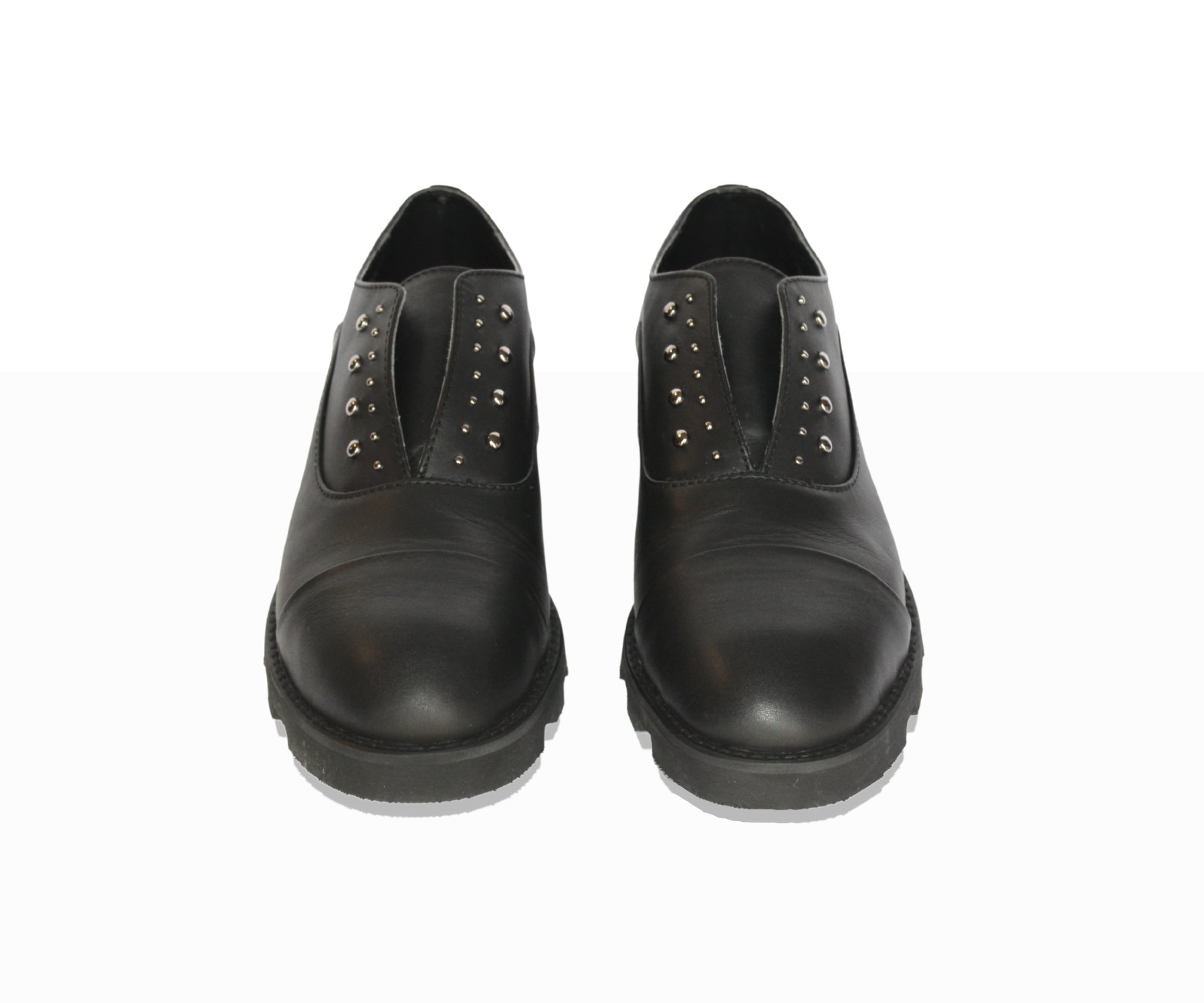 Womens black steel toe top shoes
